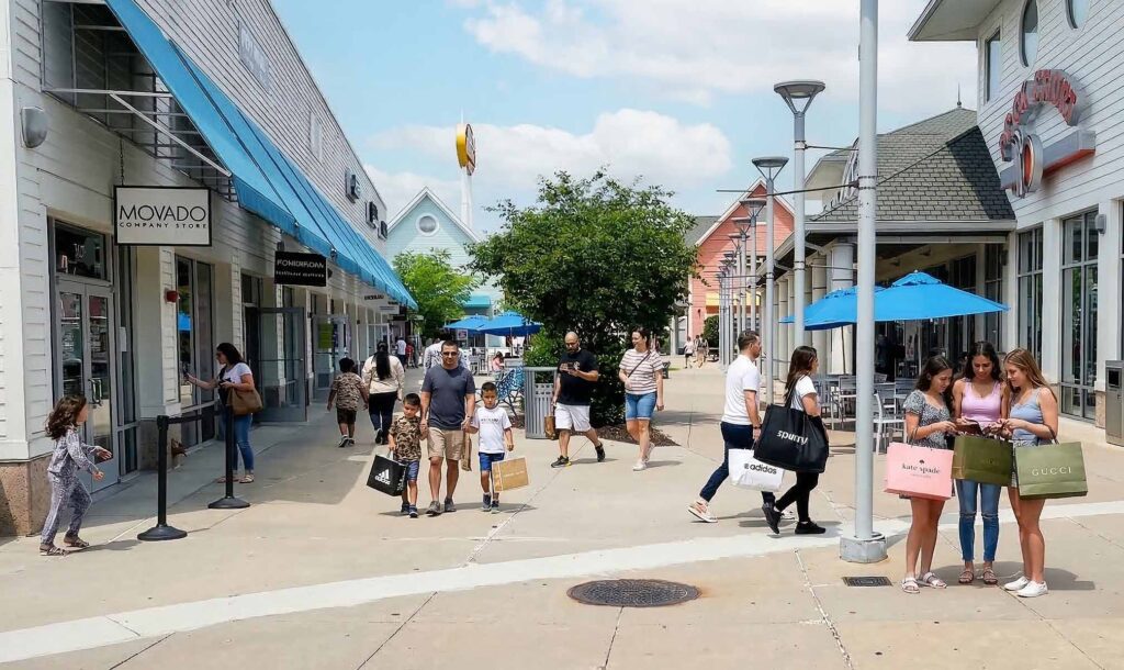 Jersey Shore Premium Outlets stores directory in Tinton Falls, NJ