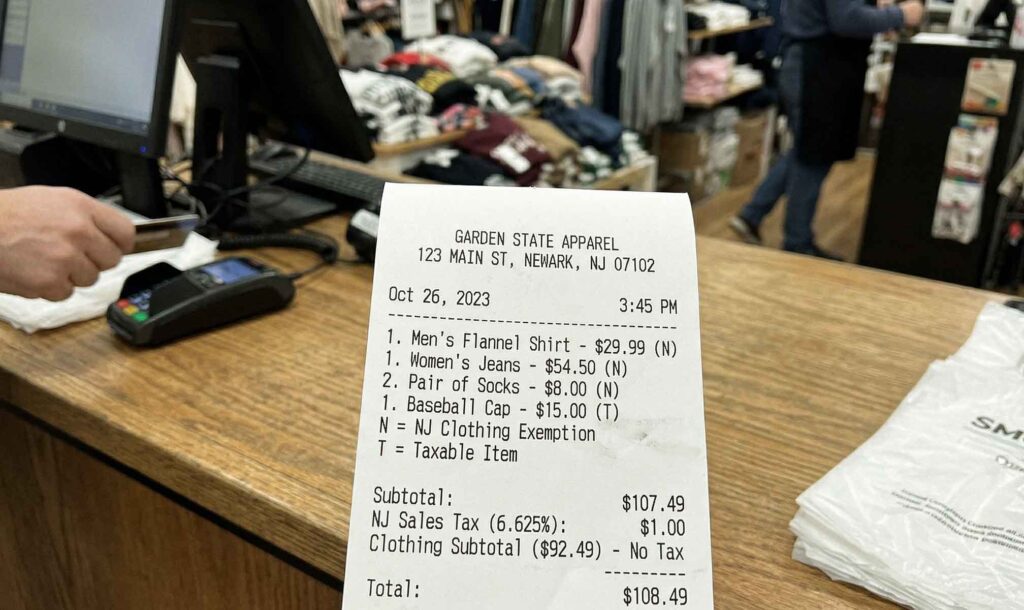 NJ Tax Free Shopping